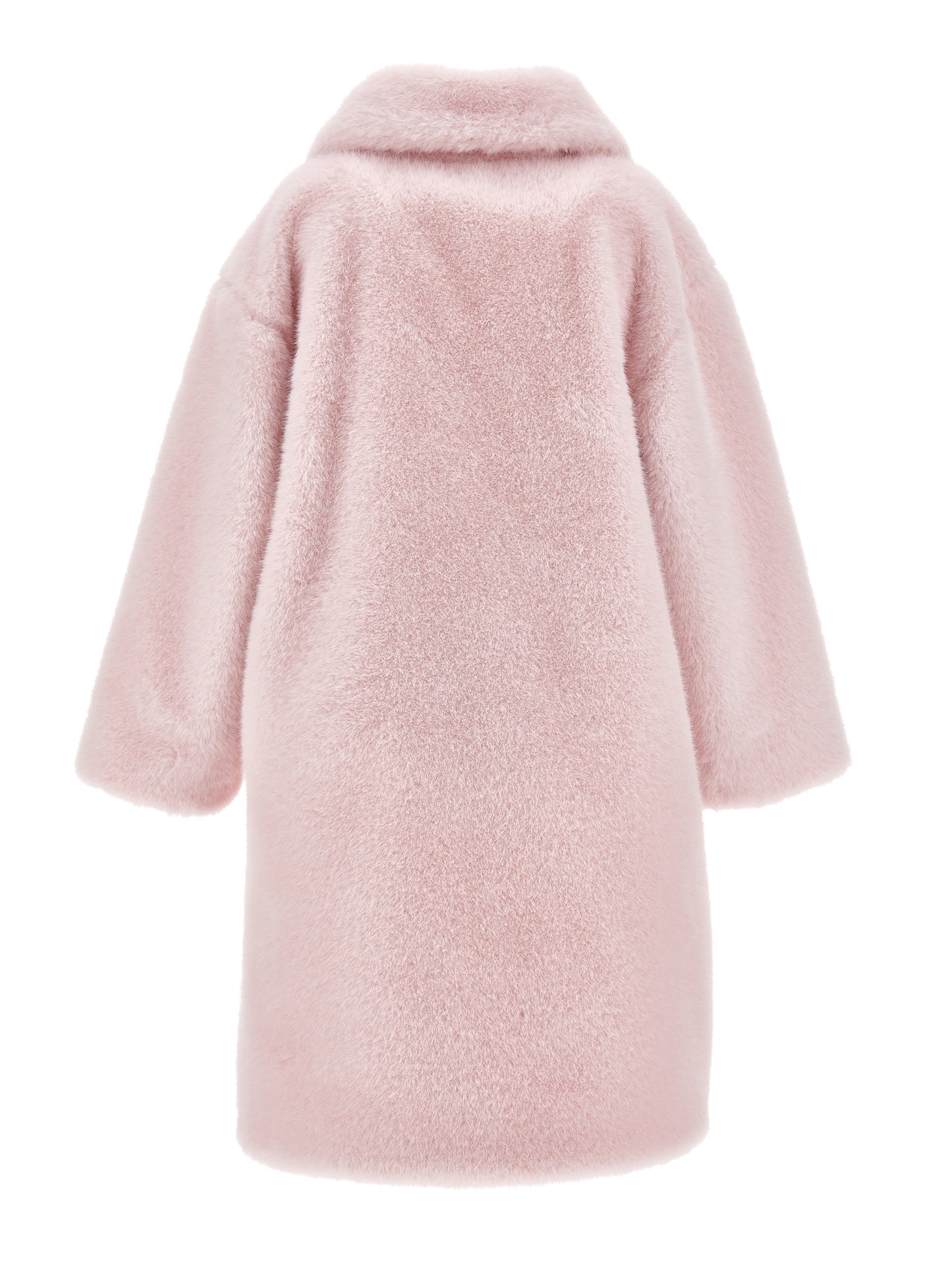 Monnalisa Girl's Rose Pink Teddy Coat