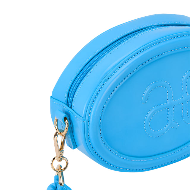 Abel&Lula Girl's Turquoise Logo Chain Bag