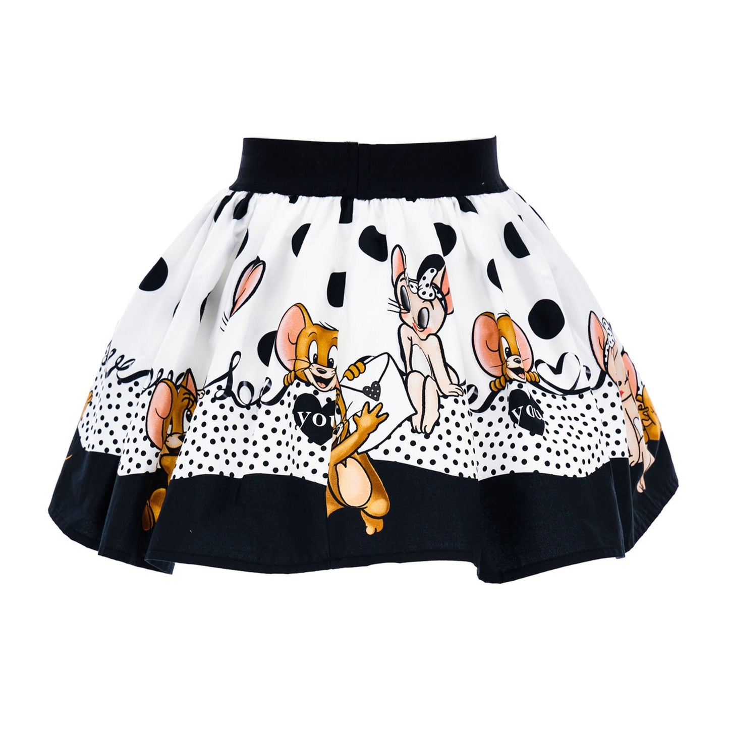 Monnalisa Girl's Jerry Canvas Skirt