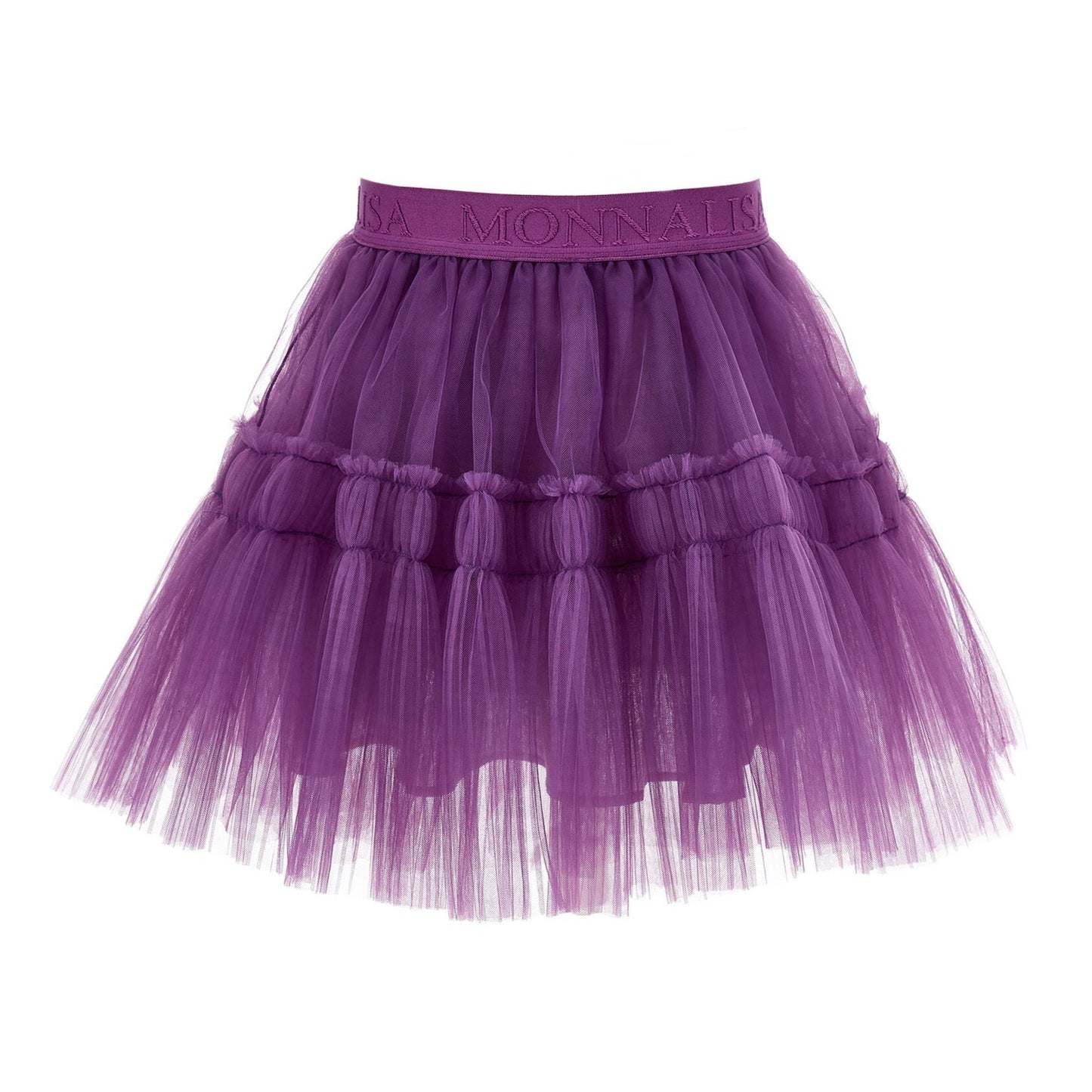 Monnalisa Girl's Violet Tulle Circle Skirt