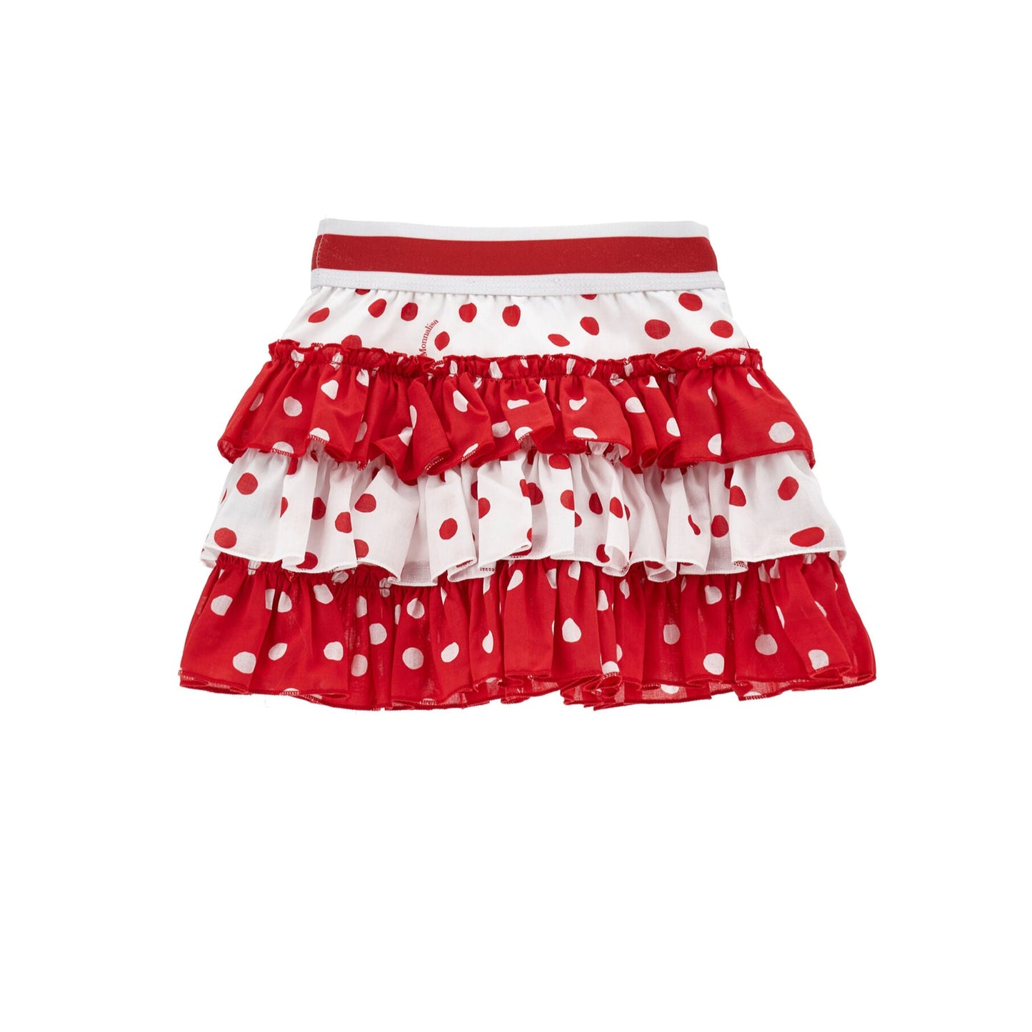 Monnalisa BabyGirl's Red & White Polka Dot Muslin Skirt