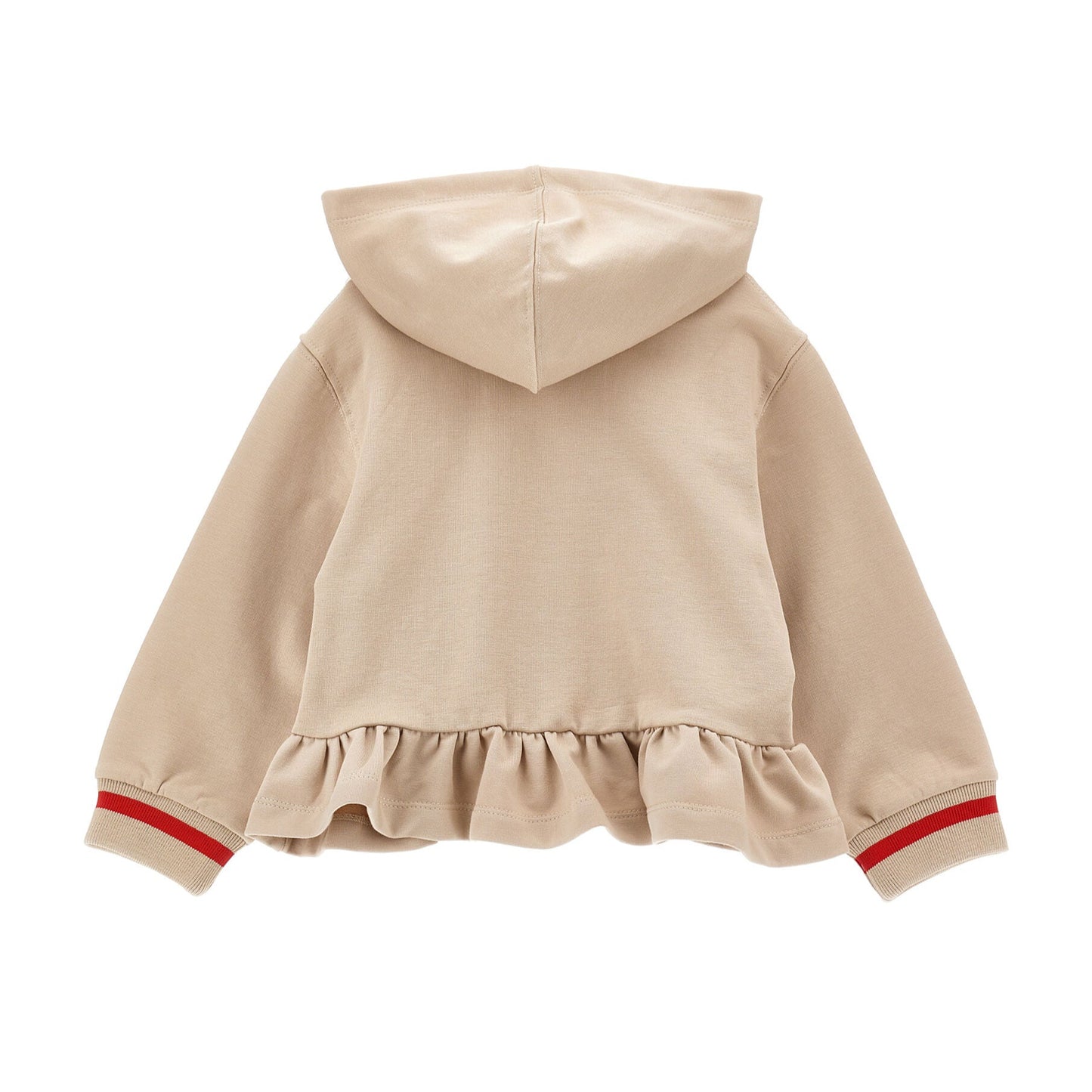Monnalisa Baby Girl's Ecru Rhinestone Hoodie