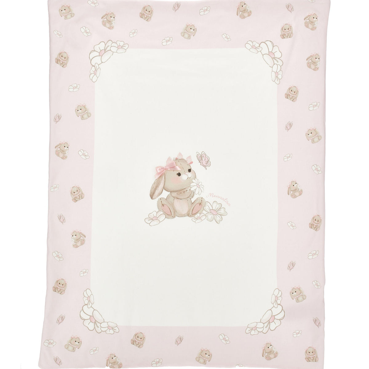 Monalisa Baby Girl's Pink Bunny Blanket