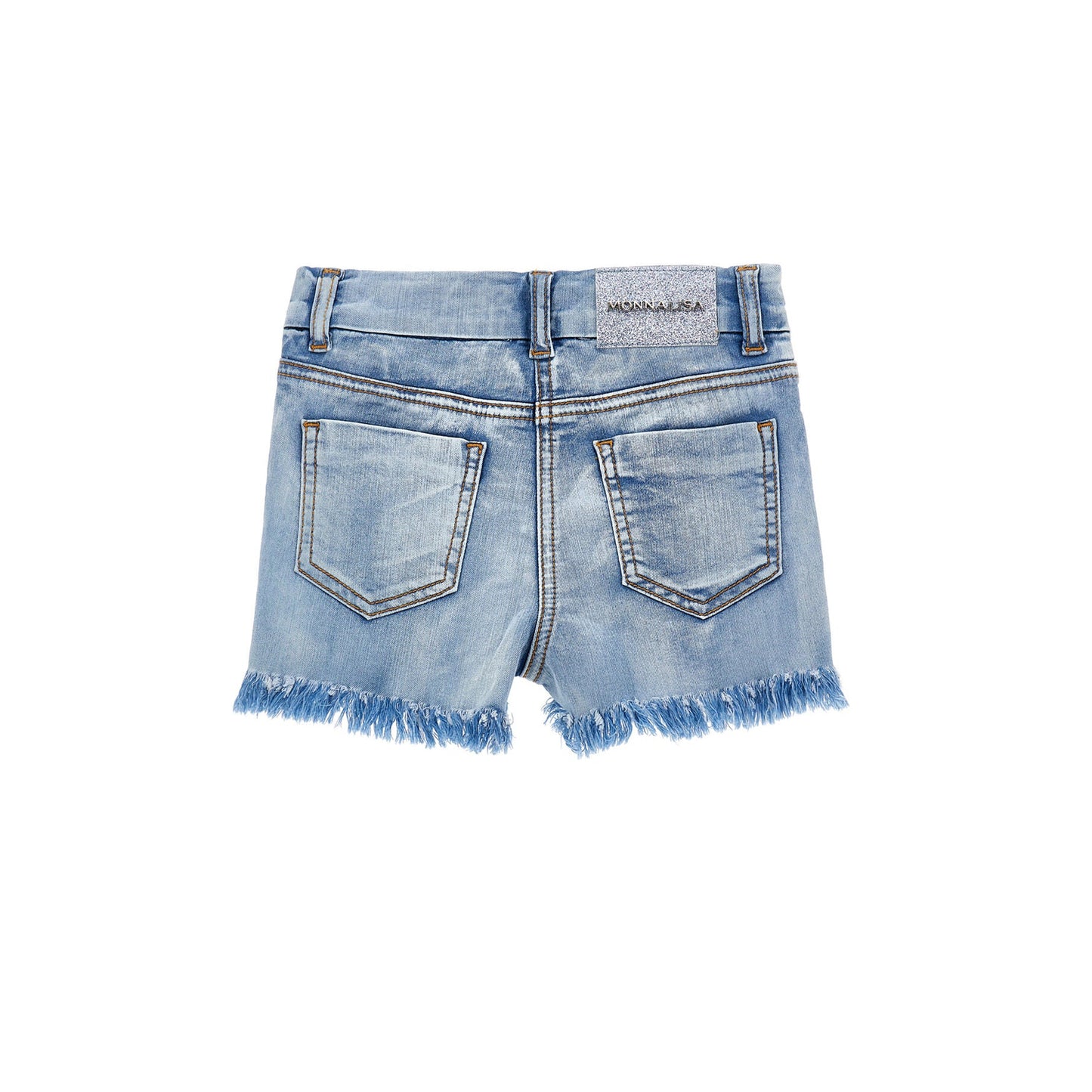 Monnalisa Girl's Tinkerbell Denim Shorts
