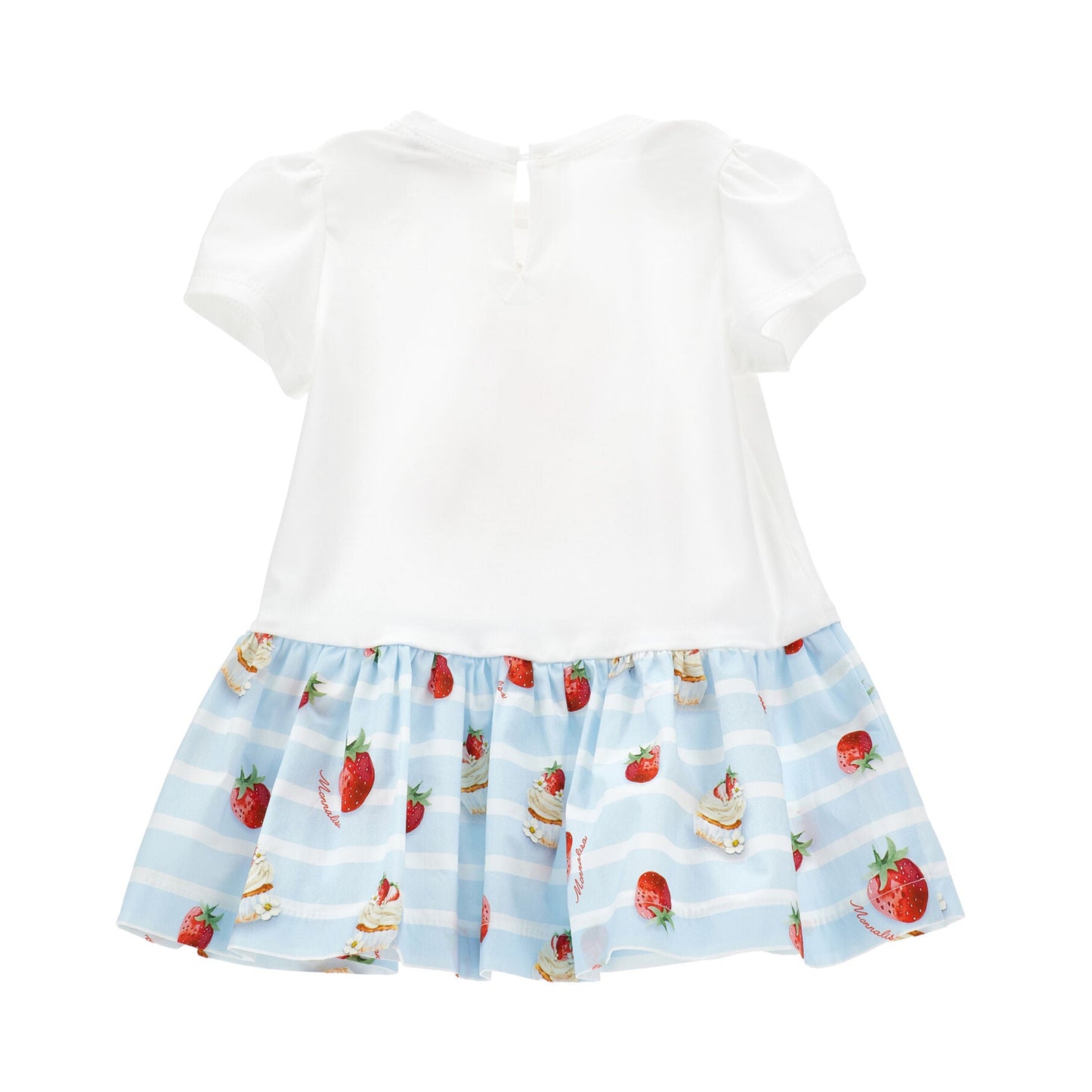 Monnalisa Baby Girl's Winnie The Pooh Strawberry Dress