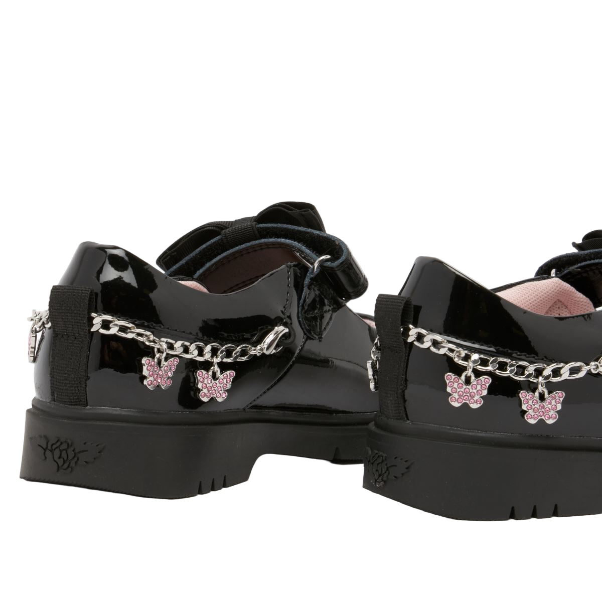 Lelli Kelly Girl's Black Patent Isabella Charm School Shoes