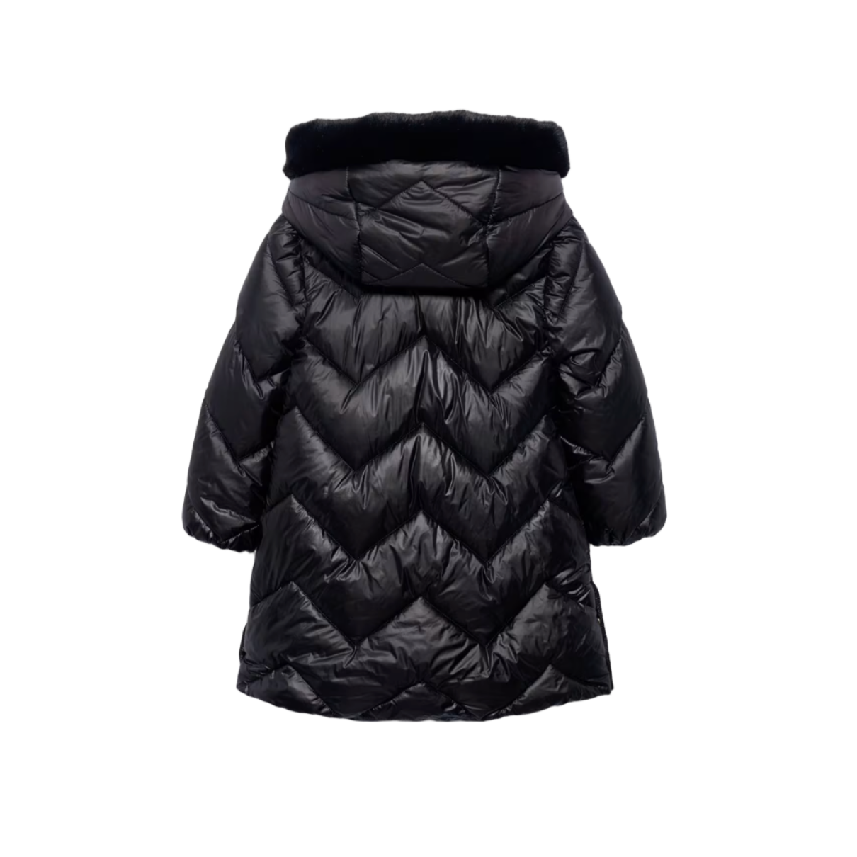 Abel&Lula Black Quilted Coat