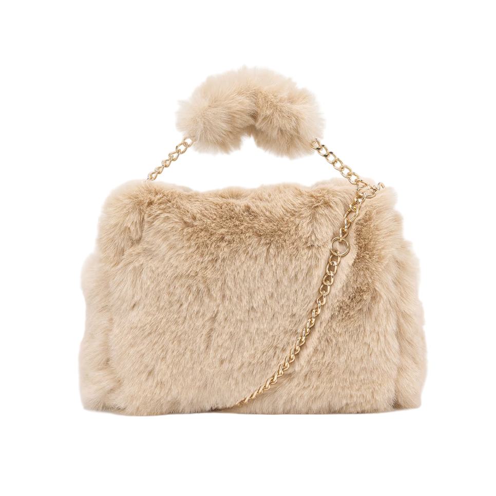 Abel&Lula Girl's Almond Fluffy Bag