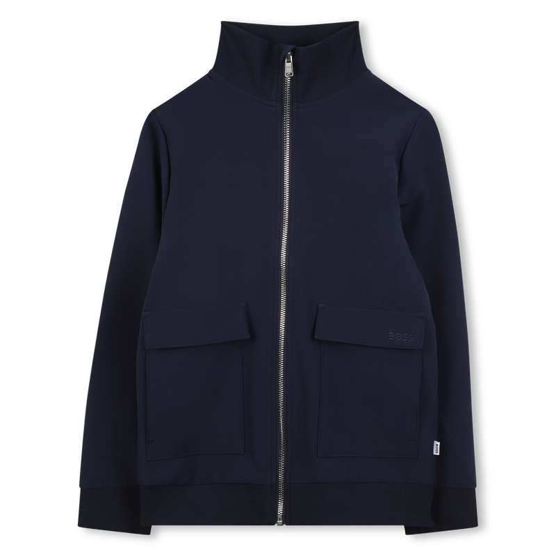 Hugo Boss Boy's Navy Jogger Cardigan