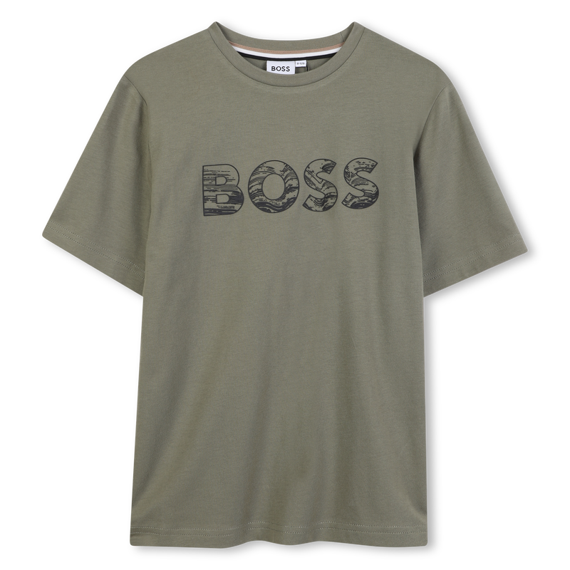 Hugo Boss Boy's Green Logo T-Shirt