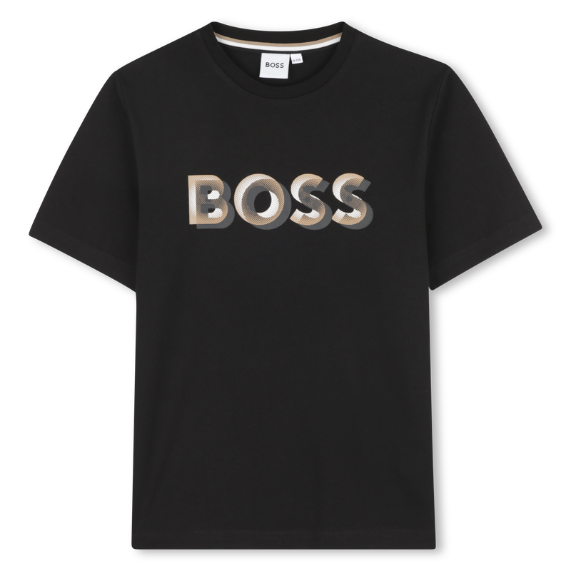 Hugo Boss Boy's Black Short-Sleeved T-Shirt