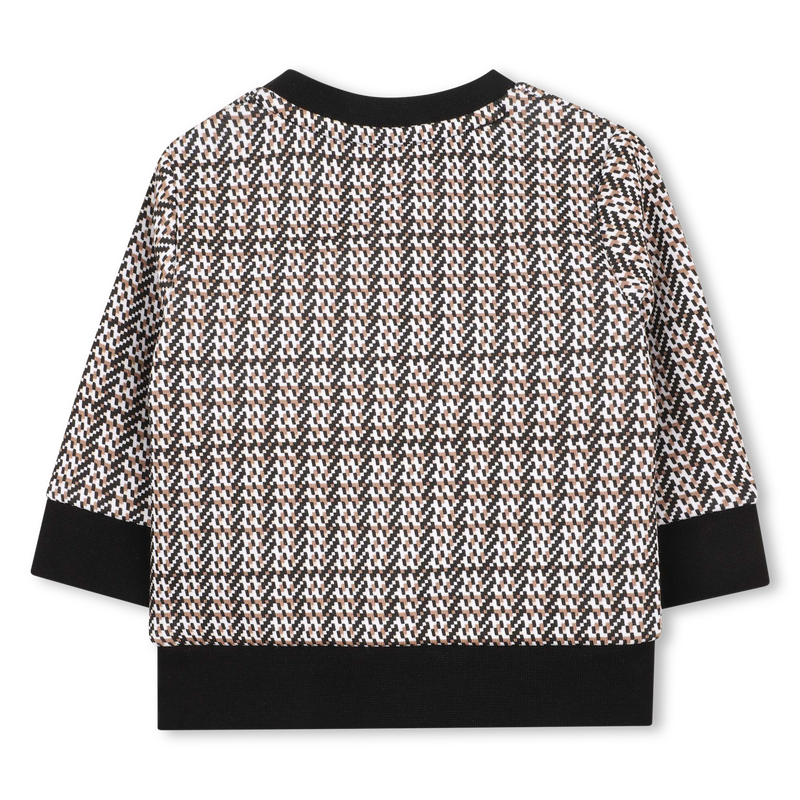 Hugo Boss Baby Boy's Black Round Neck Sweatshirt