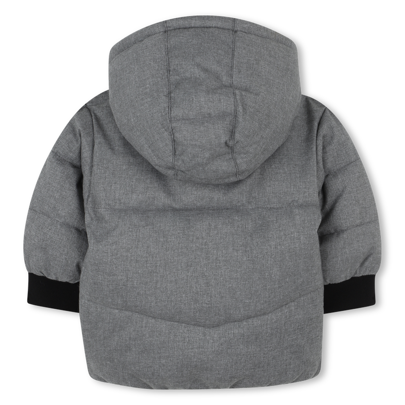 Hugo Boss Baby Boy's Heather Grey Hooded Down Jacket