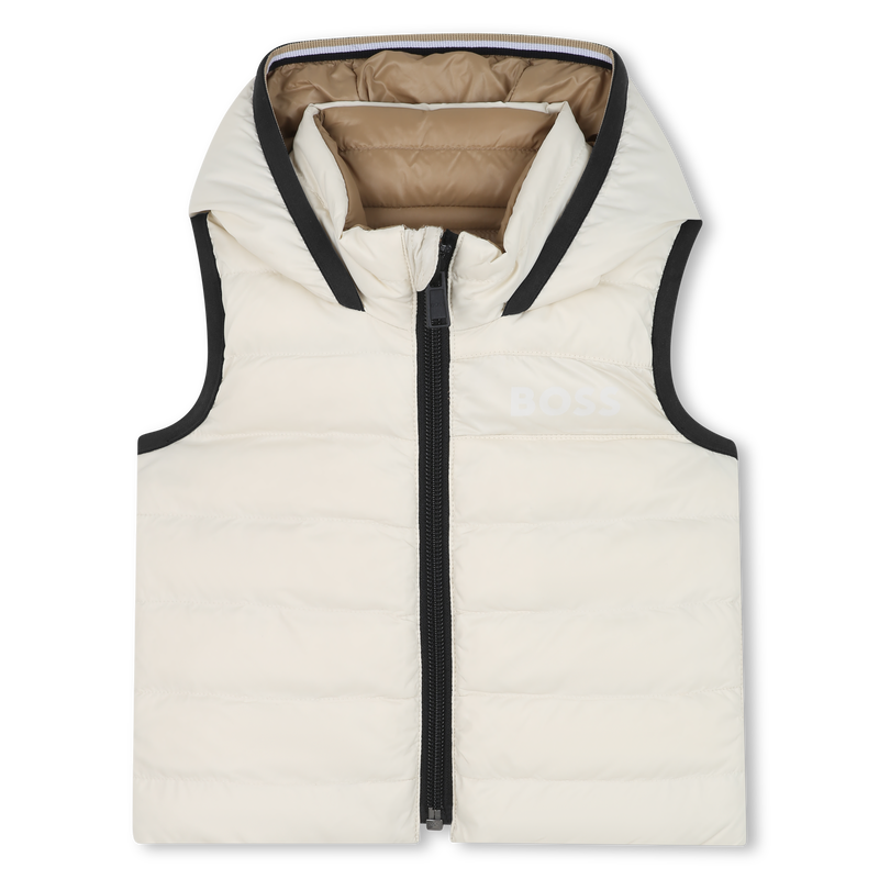 Hugo Boss Baby Boy's Sand Reversible Sleeveless Puffer Coat