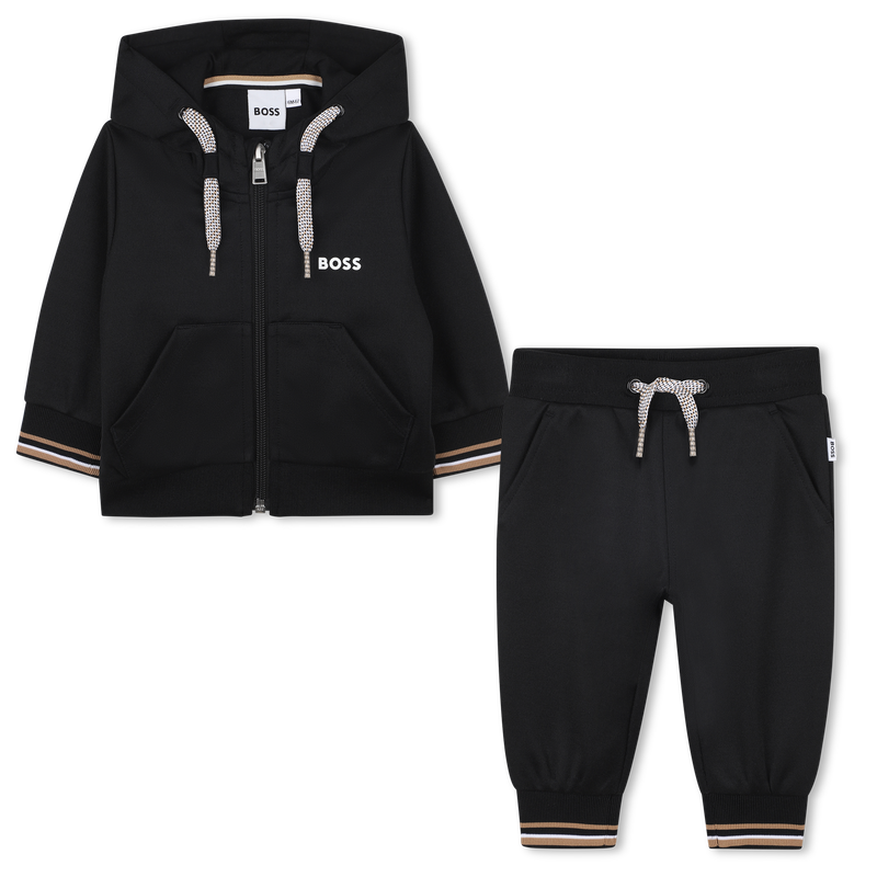 Hugo Boss Baby Boy's Black Hoodie & Pants Set