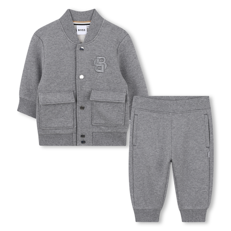Hugo Boss Baby Boy's Grey Cardigan & Pant Set