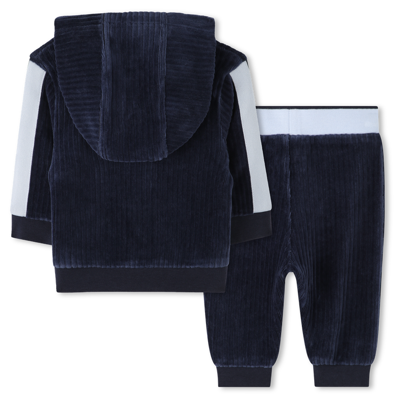 Hugo Boss Baby Boy's Navy Velvet Jogger Set