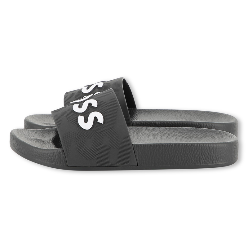 Hugo Boss Boy's Black Slides
