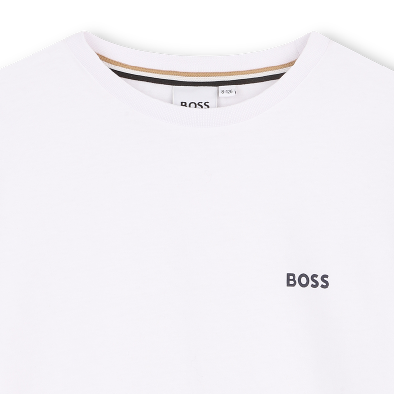 Hugo Boss Boy's Set of Two Pale Blue & White T-Shirts