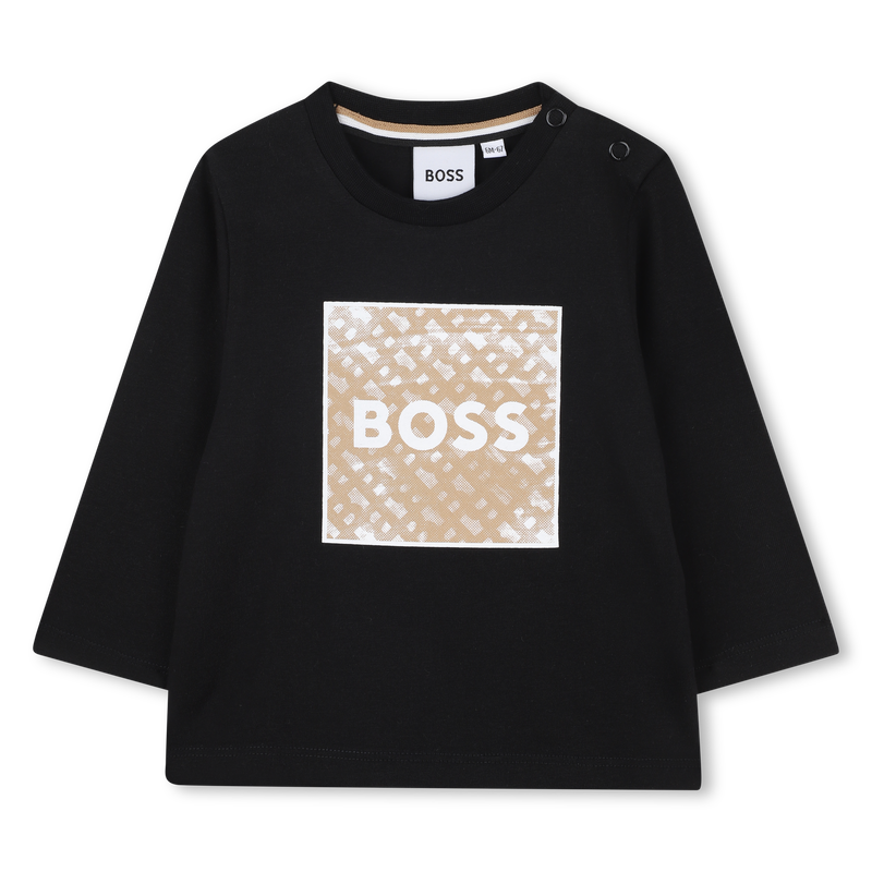 Hugo Boss Baby Boy's Black Long Sleeve T-Shirt