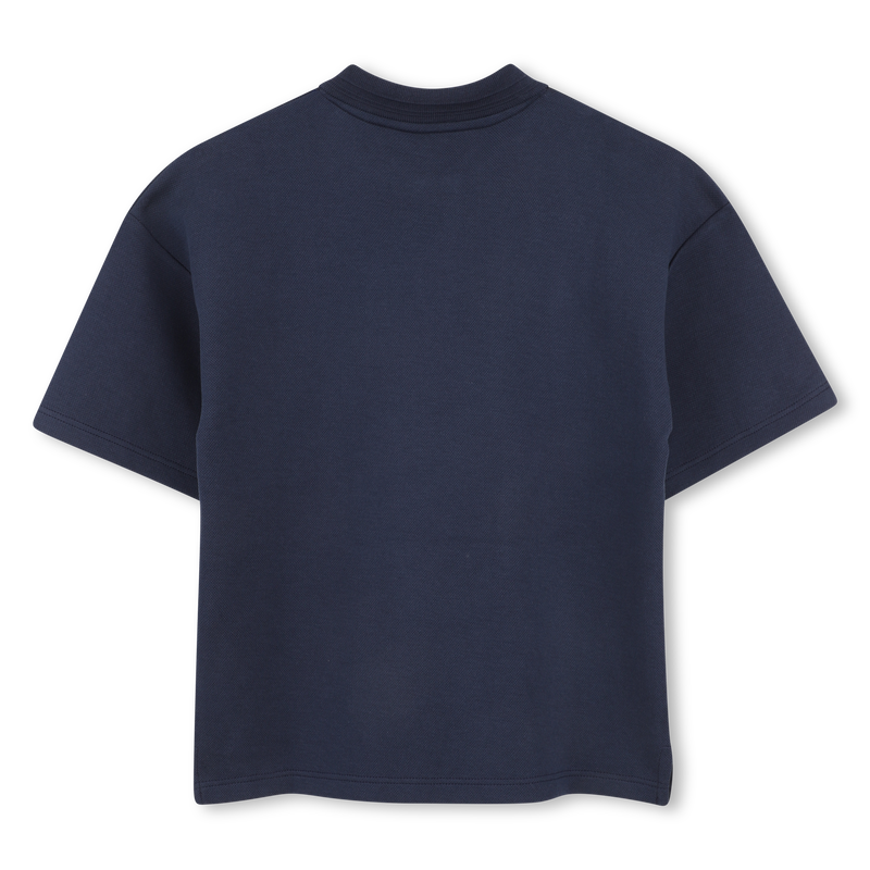 Hugo Boss Boy's Navy Short-Sleeved Patch Polo