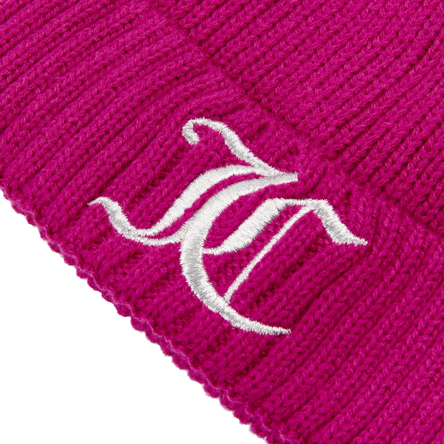 Juicy Couture Girl's Pink & Silver Logo Pom-Pom Hat