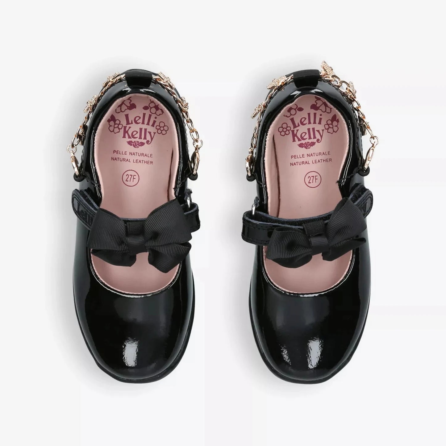 Lelli Kelly Girl's Ashley Black Patent School Shoes