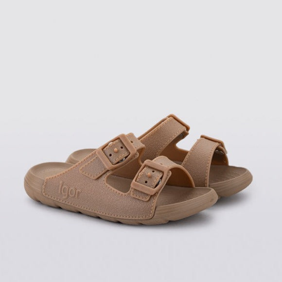 Igor Unisex Taupe Kai Jelly Sandals