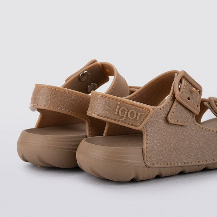 Igor Unisex Taupe Maui Jelly Sandals