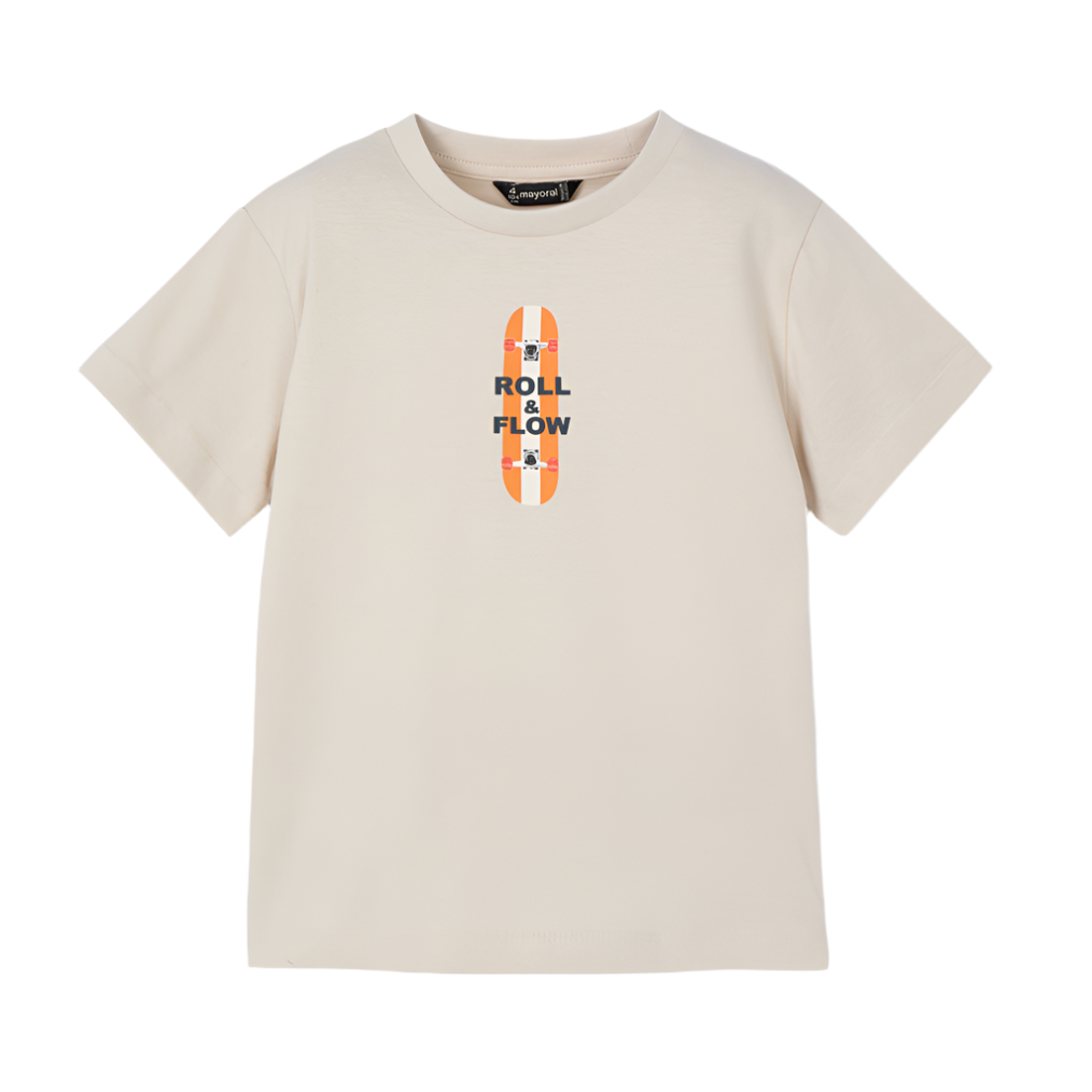 Mayoral Boy's Quartz Skateboard Back Print T-Shirt