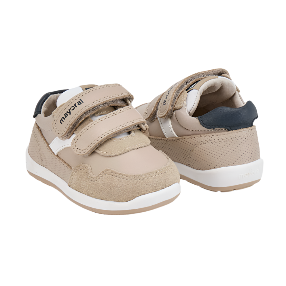 Mayoral Baby Boy's Sand City Leather Trainers