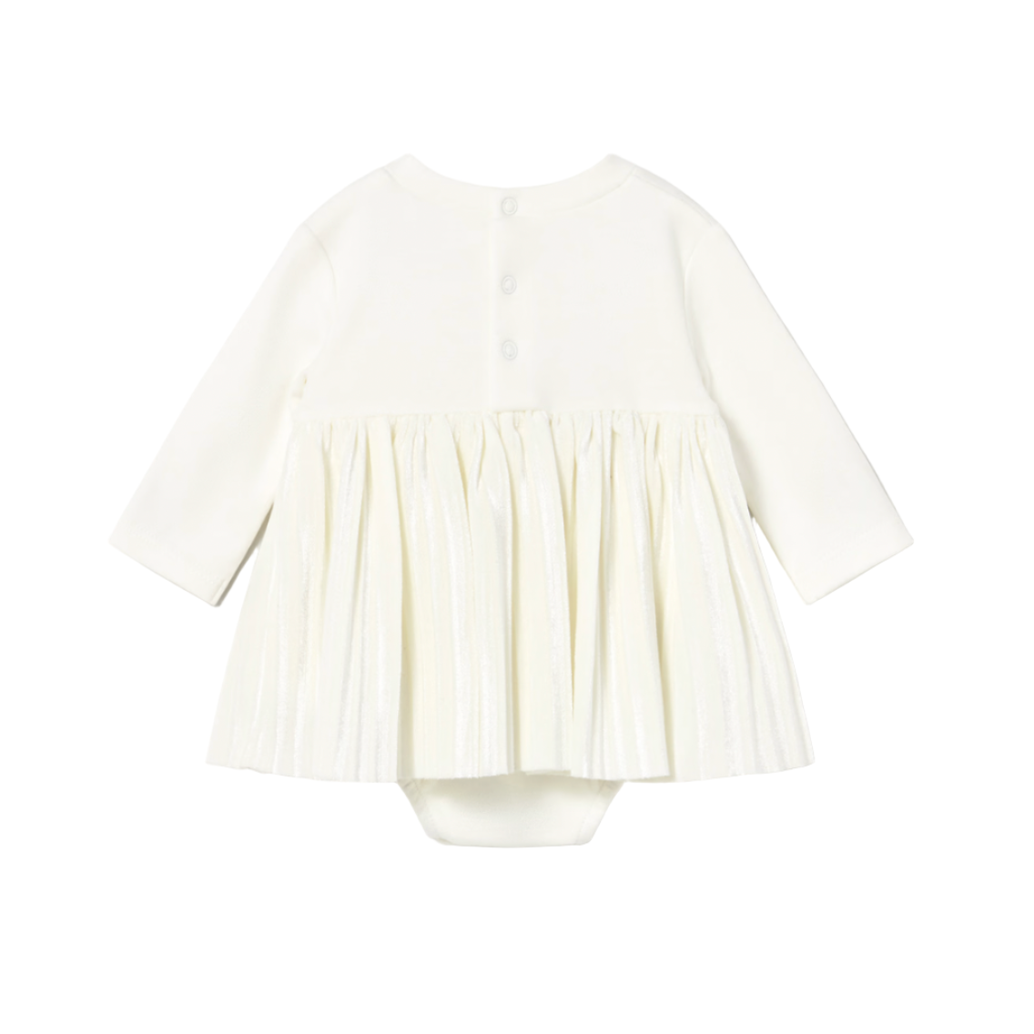 Mayoral Baby Girl's Natural Combined Towelling Romper