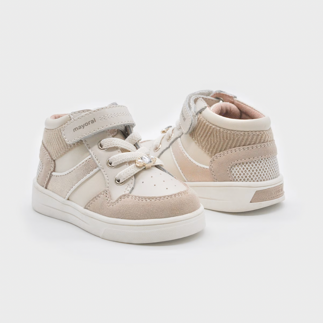 Mayoral Baby Girl's Natural Sueded Trainers