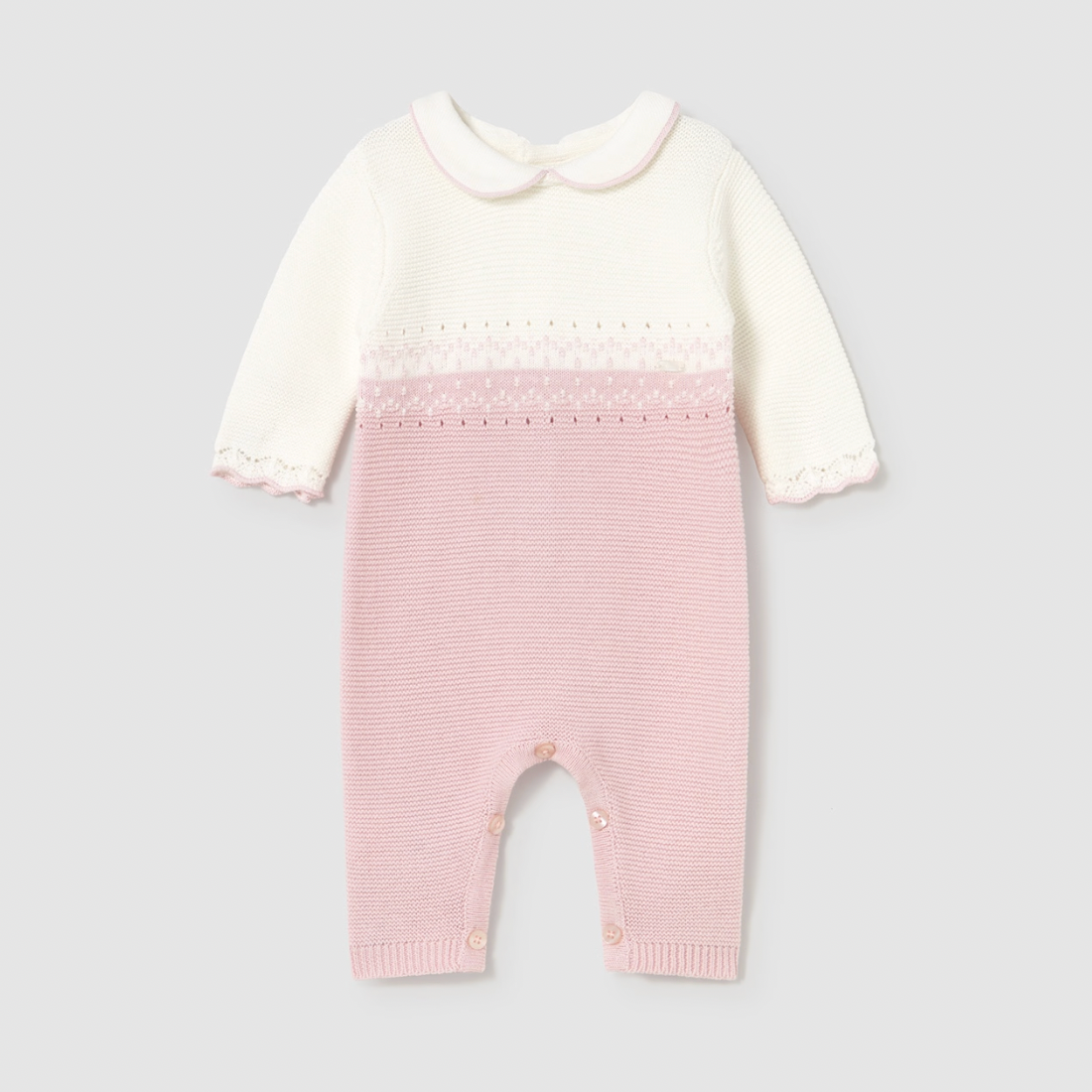 Mayoral Baby Girl's Quartz Knit Romper