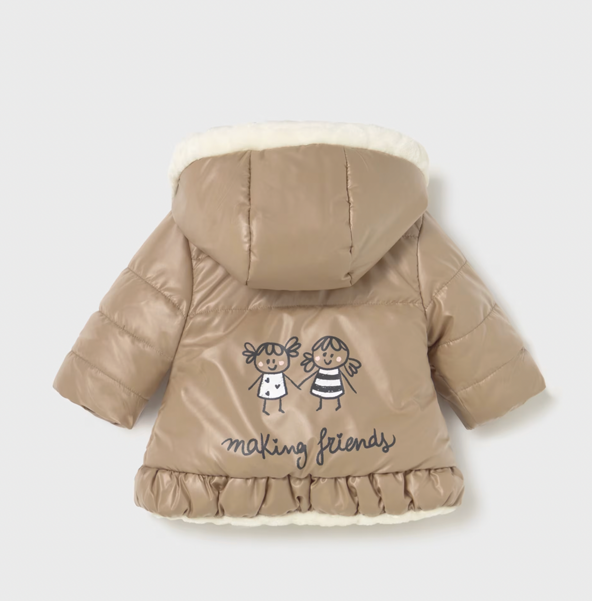 Mayoral Baby Girl's Peanut Reversible Coat
