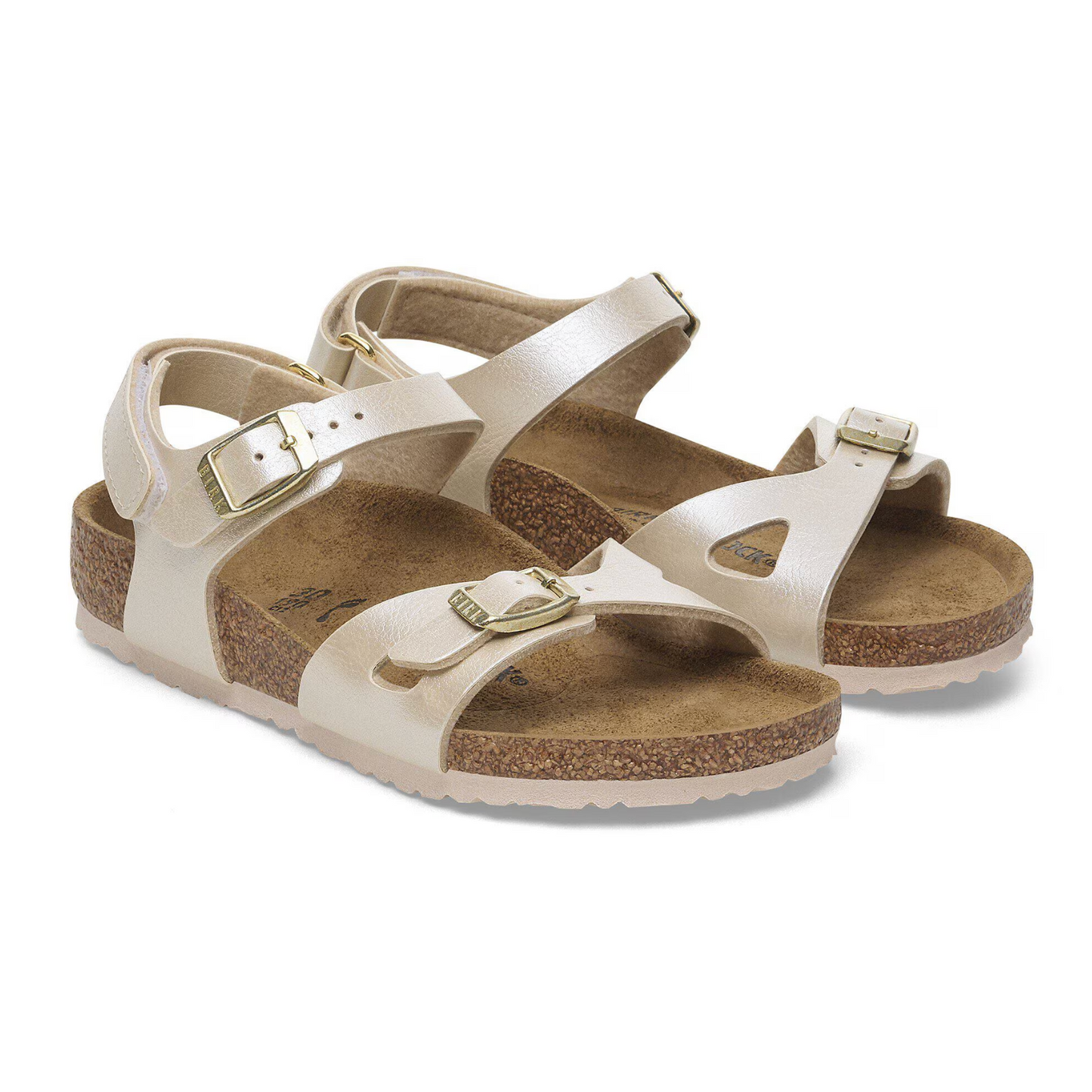 Birkenstock Girl's Graceful Pearl White Sandals
