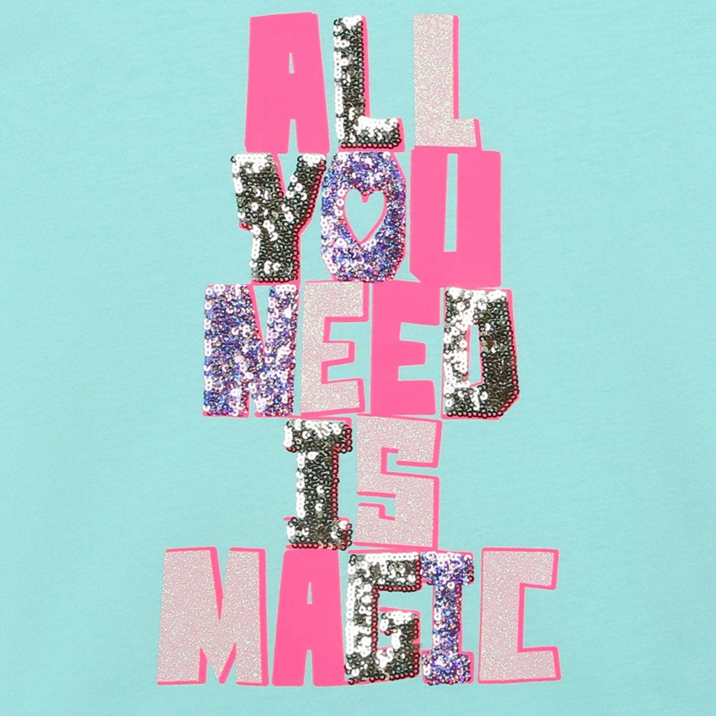 Billie Blush Girl's Green Long-Sleeved T-Shirt