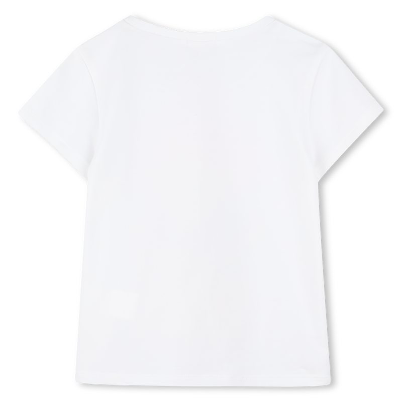 Billie Blush Girl's White Short-Sleeved T-Shirt
