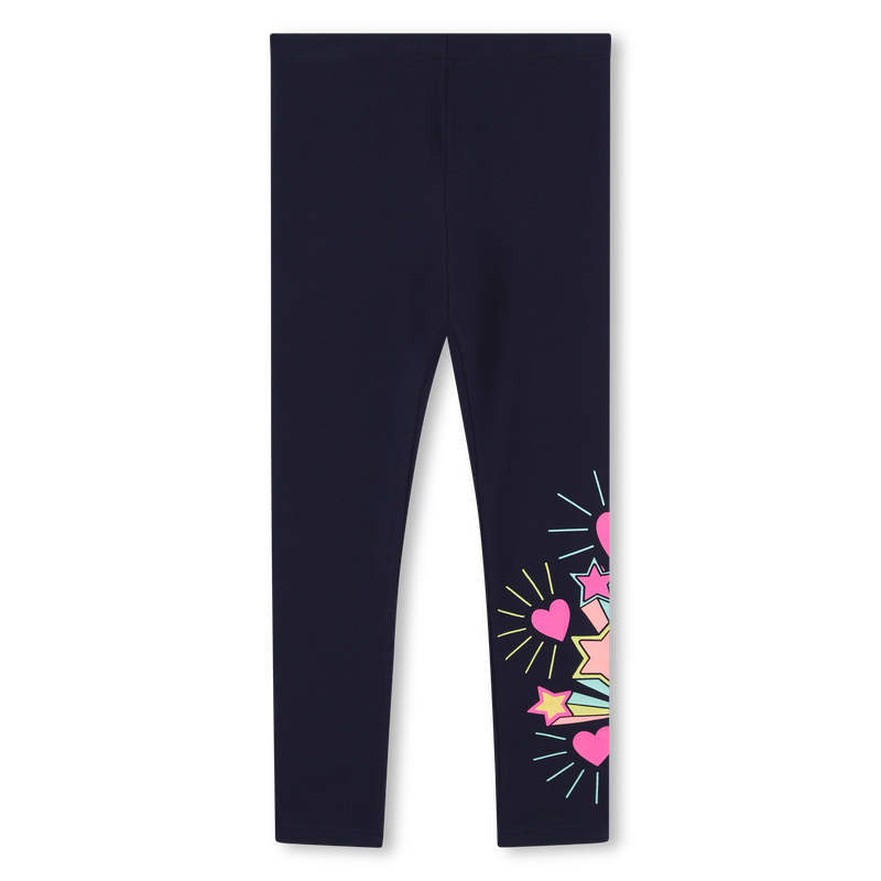 Billie Blush Girl's Navy Jersey Leggings