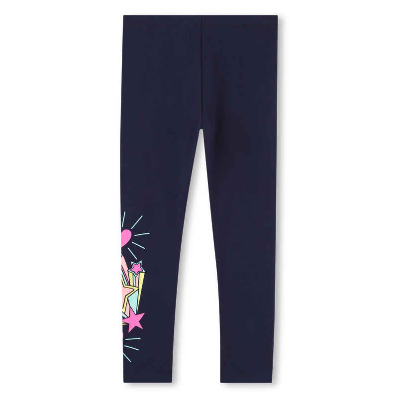 Billie Blush Girl's Navy Jersey Leggings