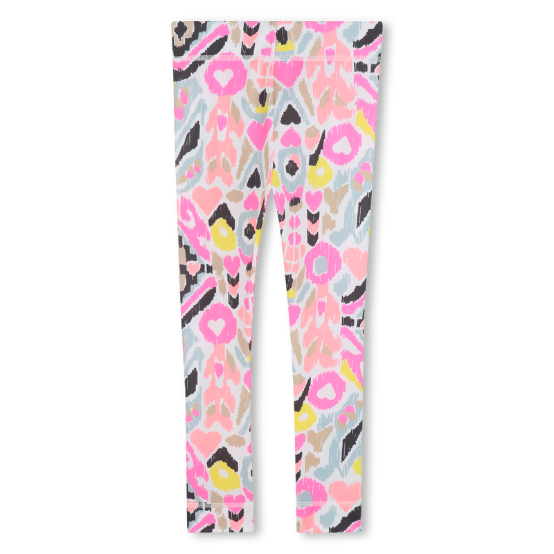 Billie Blush Girl's Pink Ikat Print Leggings