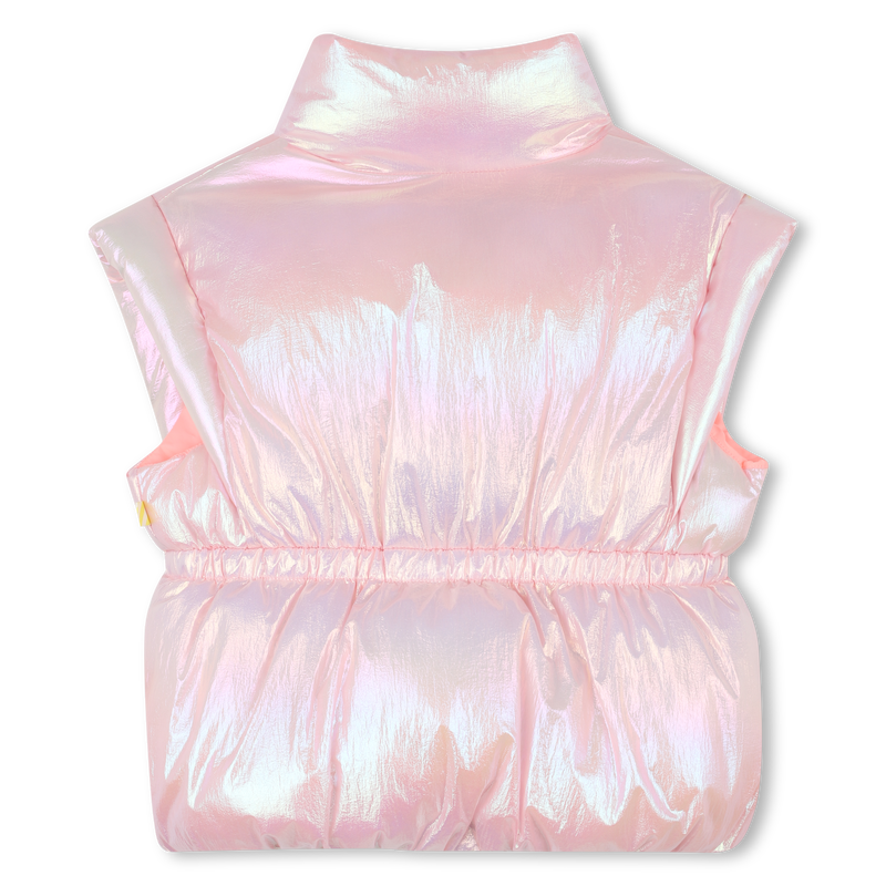 Billie Blush Girl's Peach Sleeveless Down Jacket