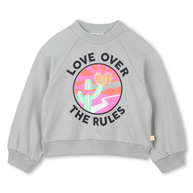 Billie Blush Pale Dove Fleece Sweatshirt