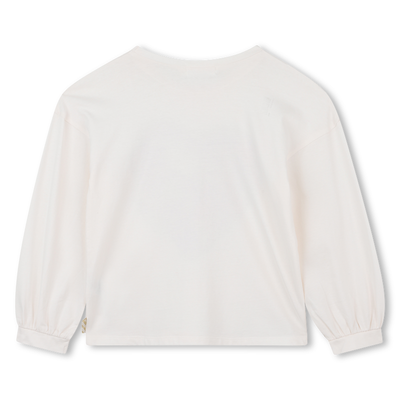 Billie Blush Girl's Ivory Long Sleeved T-Shirt