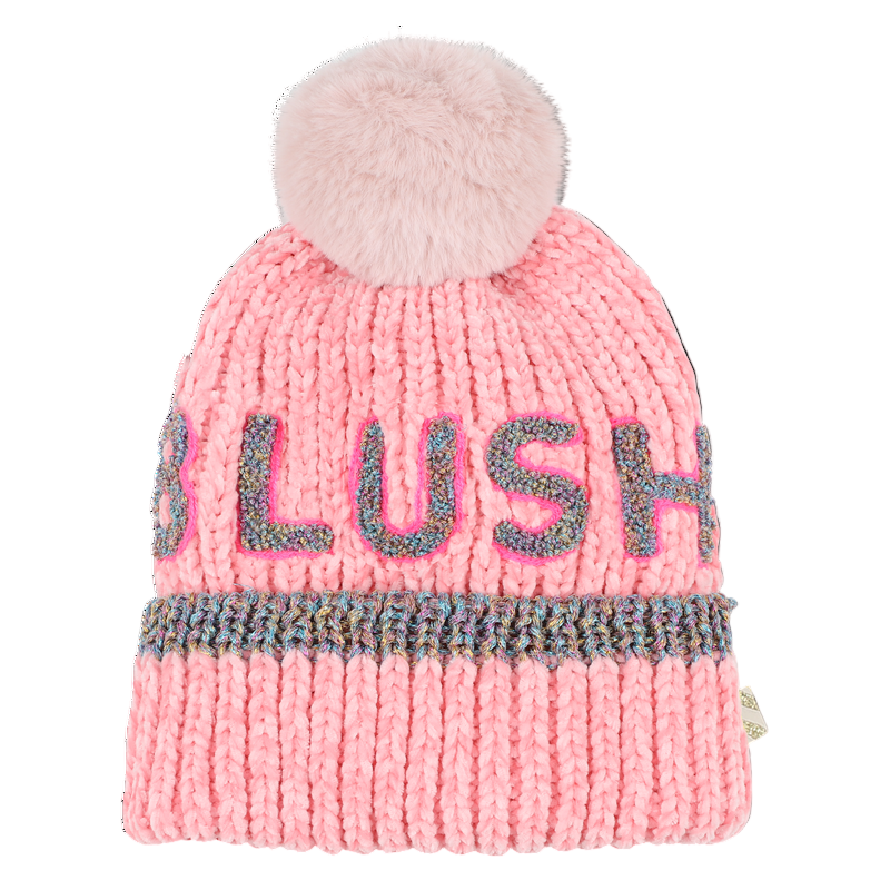 Billie Blush Girl's Peach Knitted Beanie