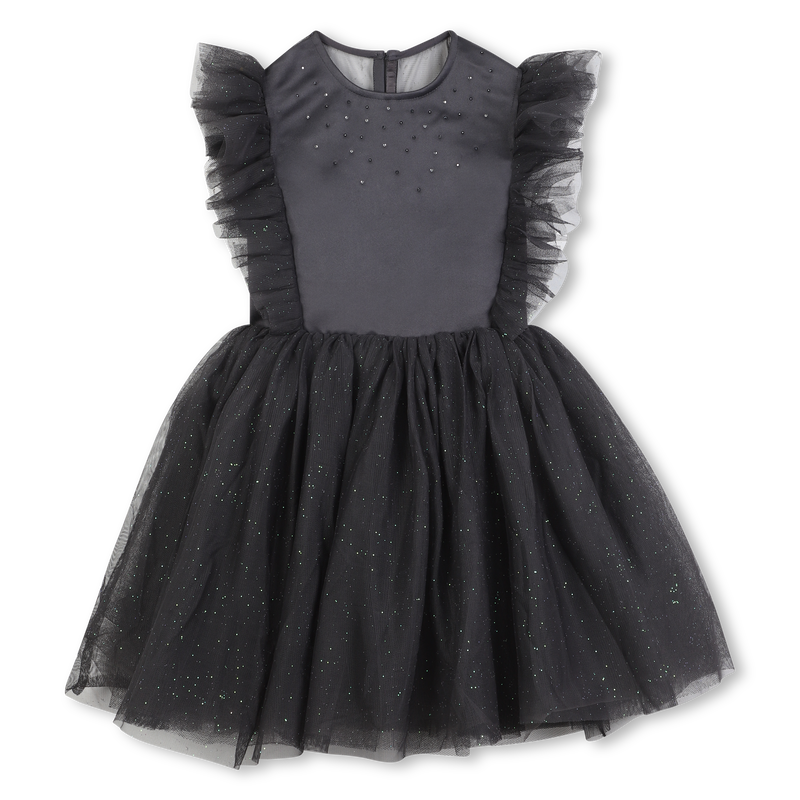 Billie Blush Girl's Dark Grey Exceptional Ceremony Dress