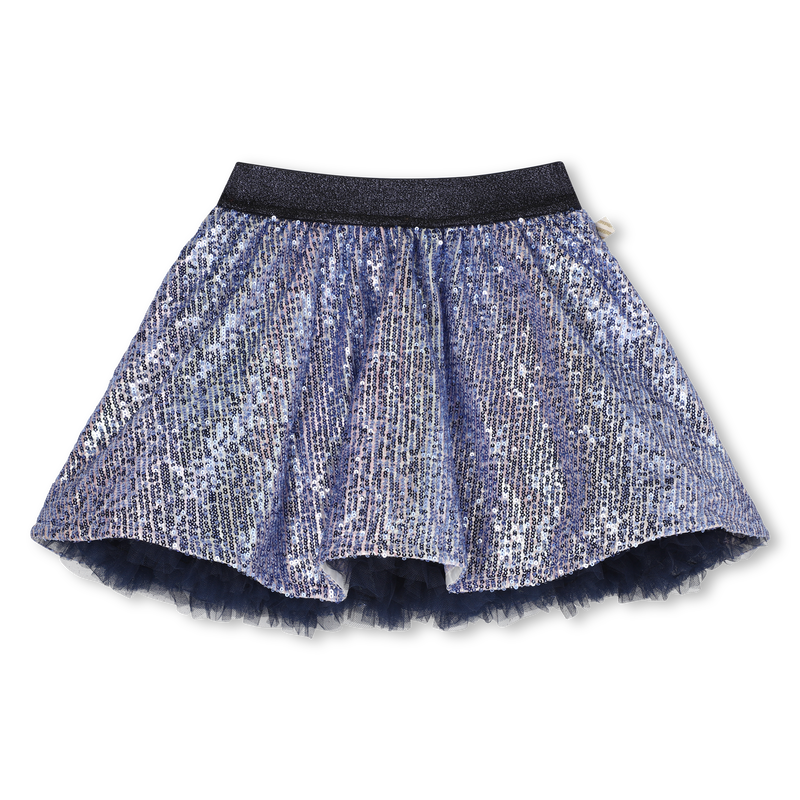 Billie Blush Girl's Multi Embellished Sequin Lined Skirt