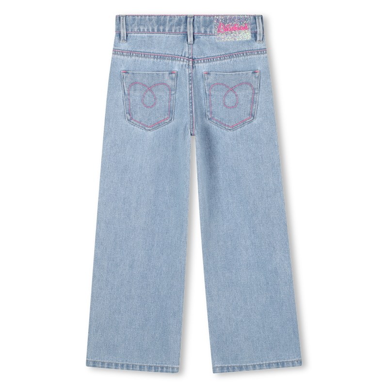 Billie Blush Girl's Embroidered Denim Jeans