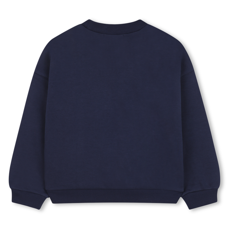 Billie Blush Girl's Navy Fleece Sweatshirt