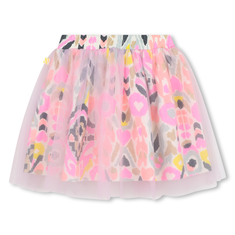 Billie Blush Girl's Pink Lined Tulle Skirt